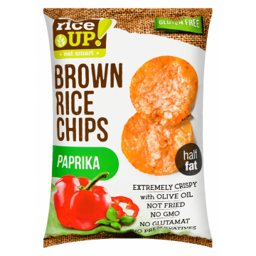 Чипсы рисовые Rice up! паприка 60г