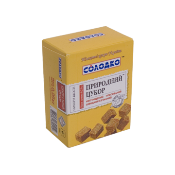 Сахар природный (250г) "Солодко" прессованный нерафинированный